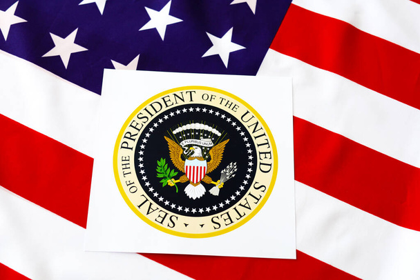 Yhdysvaltain korkeimman oikeuden logon sinetti - Valokuva, kuva