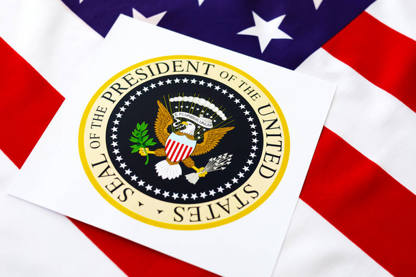Az Egyesült Államok Legfelsőbb Bíróságának logó pecsétje - Fotó, kép