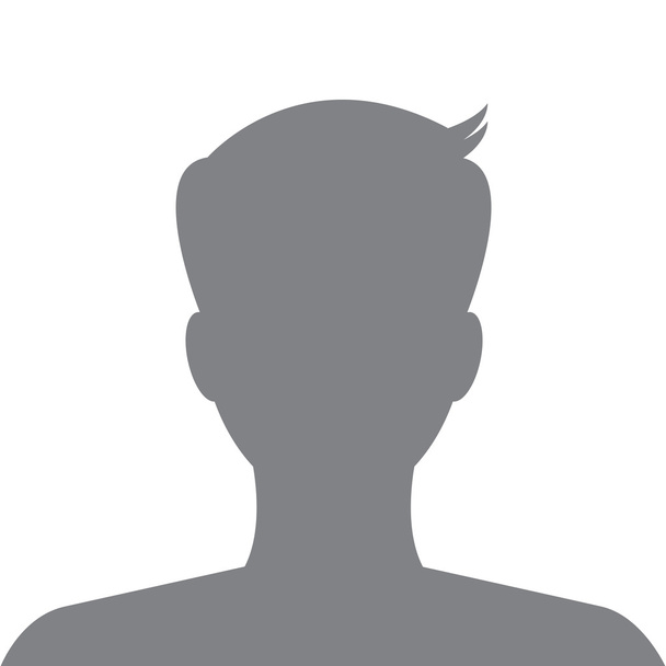 avatara mužského profil obrázek slouží pro sociální webové stránky. vektor. - Vektor, obrázek
