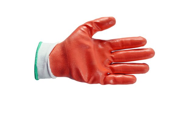 izole kırmızı iş eldivenleri - Fotoğraf, Görsel