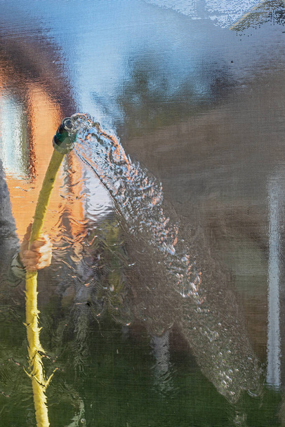 hadice dolů moskytiéra venku, vertikální - Fotografie, Obrázek