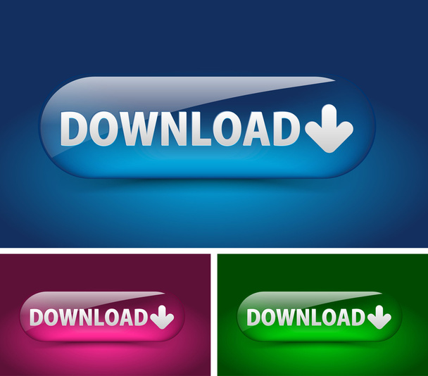 Web download icon - Vector, Image
