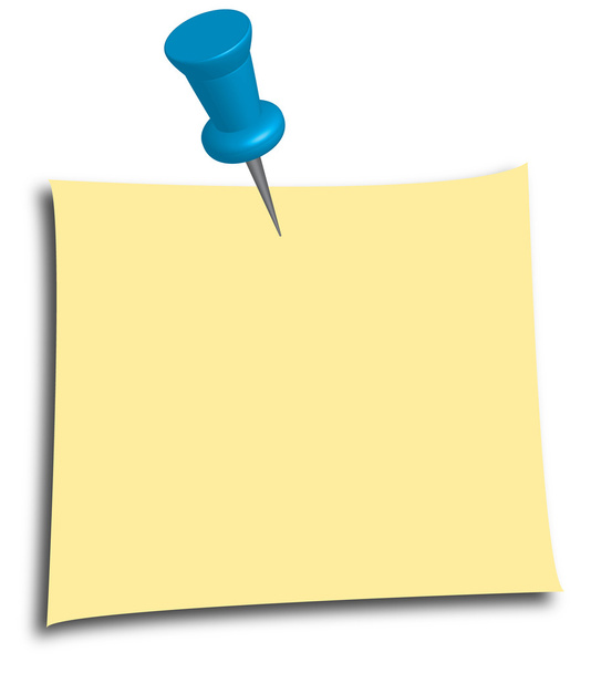 PIN gekleurde papieren - Vector, afbeelding