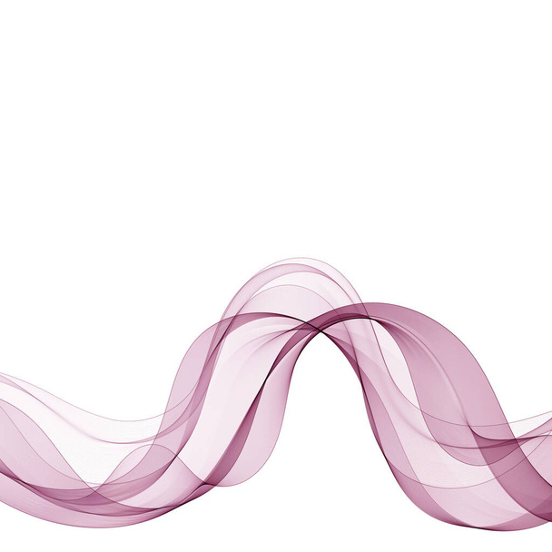 Onda púrpura. gráficos abstractos eps 10 - Vector, Imagen