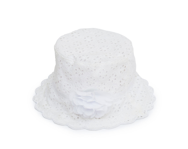 Белая шляпа на белом фоне
  - Фото, изображение