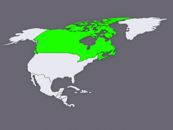 Carte des mondes. Canada
. - Photo, image