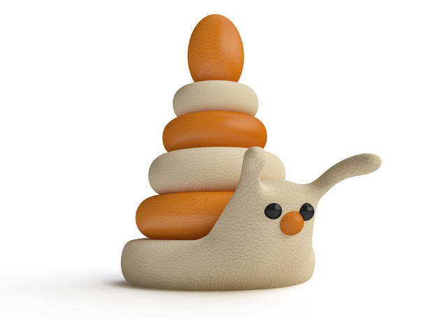 Escargot jouet en forme de pyramide
 - Photo, image