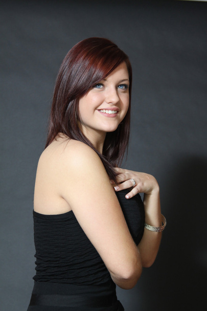 Beautiful young teen with reddish hair (RB) - Foto, imagen