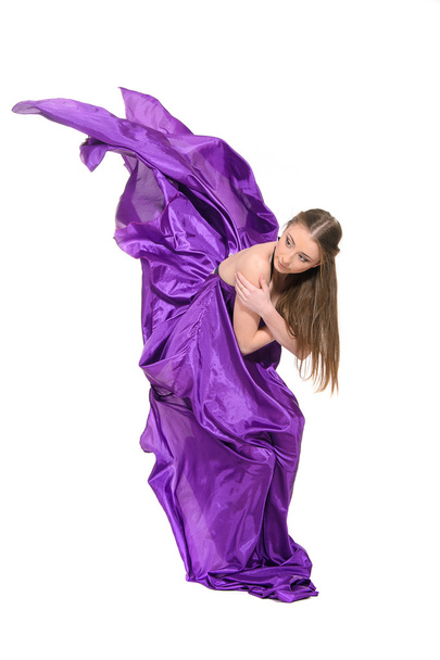 Meisje danser in vliegen jurk - Foto, afbeelding