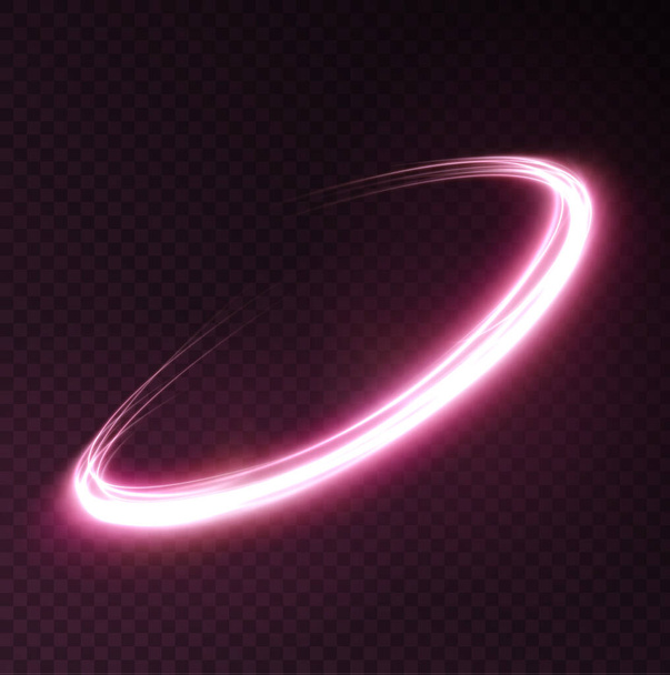 Light pink Twirl. Curve light effect .vector - Wektor, obraz