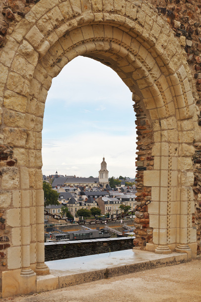 Veduta del molo des Carmes dal Castello di Angers
 - Foto, immagini