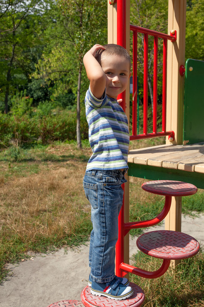 Boy on playground - Foto, Imagem
