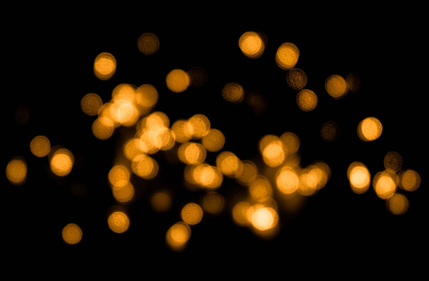 abstract background with golden bokeh for overlay layer. - Foto, immagini