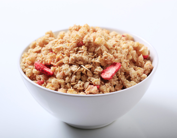 Bowl of crunchy granola - Photo, Image