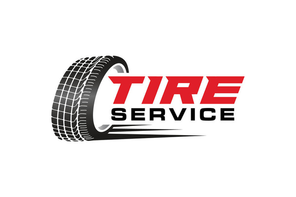 Illustration vector graphic of automotive tires shop logo design template - Vector, Image