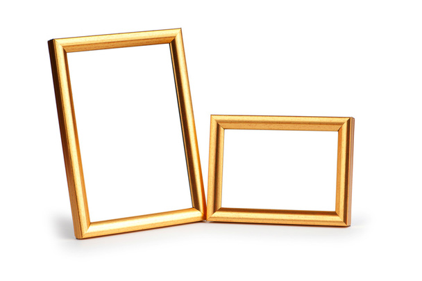 Picture frame isolated on the white background - Foto, Imagen