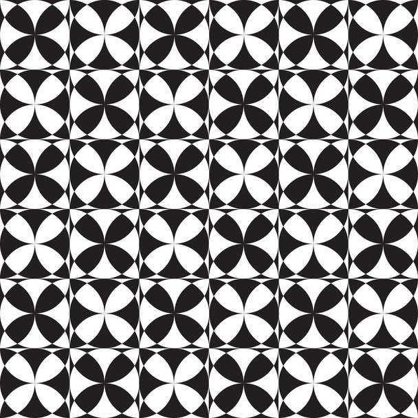 naadloze kruisende geometrische cirkel patroon textuur behang - Vector, afbeelding