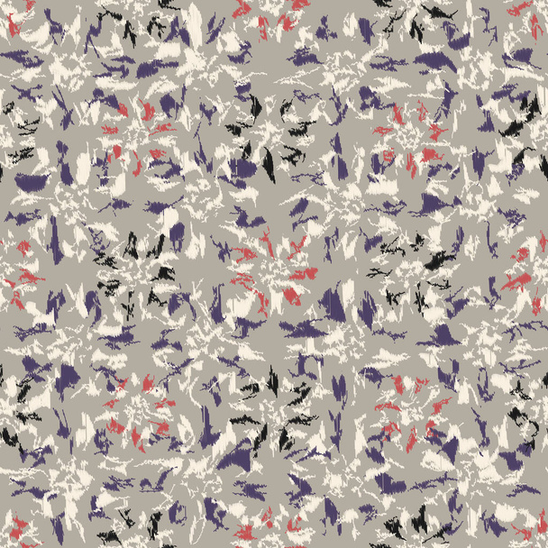 Seamless abstract pattern with floral ornament - Вектор,изображение