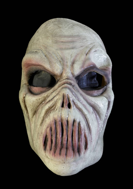 Máscara de Ghoul aislada contra fondo negro - Foto, Imagen