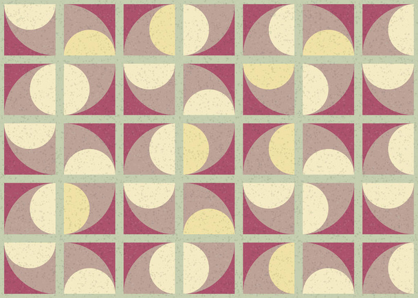 Абстрактная цветная геометрическая иллюстрация векторного искусства - Вектор,изображение
