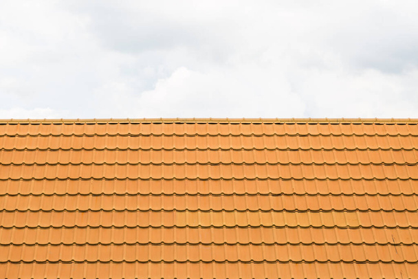 Tegels dak patroon architectuur achtergrond - Foto, afbeelding