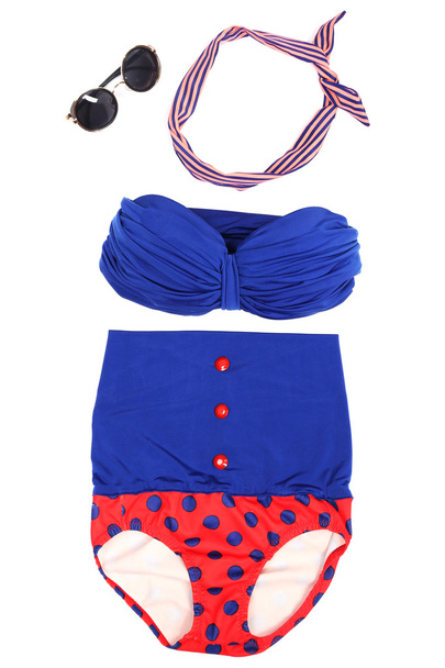 Swim suit and summer accessories - Foto, Bild