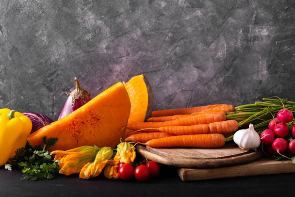 Still life with autumn vegetables - Foto, immagini