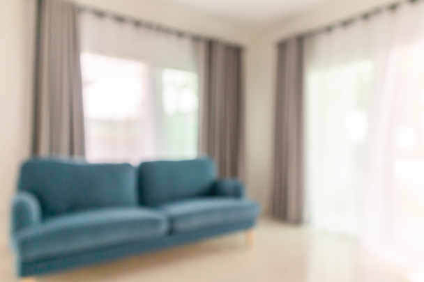 living room interior blurred home background - Photo, Image
