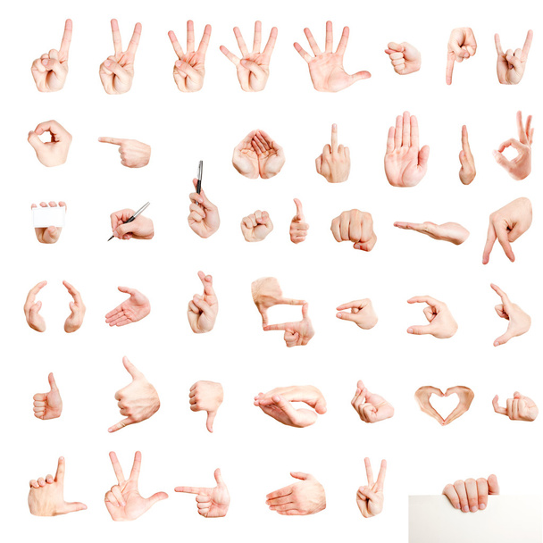 Hand signs - Photo, Image
