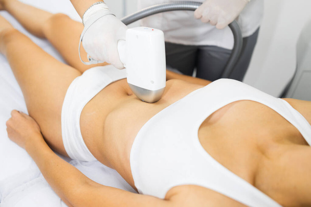 Woman on laser hair removal procedure - Photo, Image