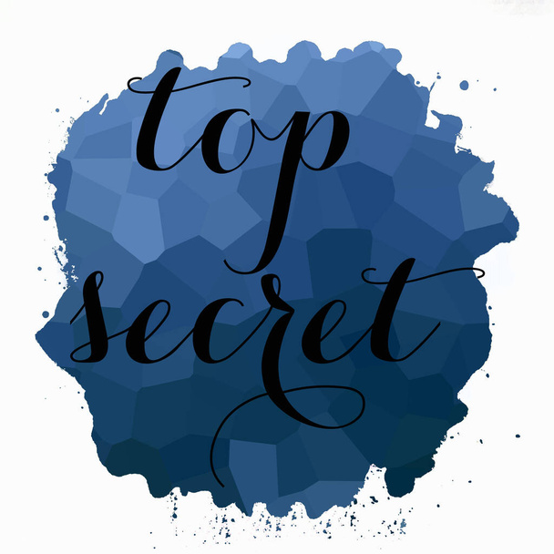 top secret text on abstract colorful background - Photo, Image