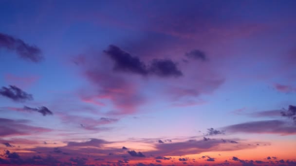4K Time lapse of Majestic sunset or sunrise landscape Amazing light of nature cloudscape sky and Clouds moving away rolling 4k colorful dark sunset clouds Footage timelapse stunning sky - Footage, Video