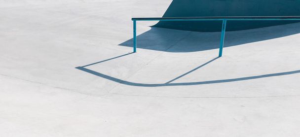Urban skate park. Abstract image of a skateboarding park - Foto, afbeelding