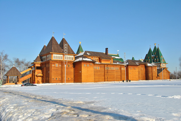 Wooden palace in Kolomenskoe, Moscow, Russia - 写真・画像