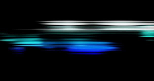Abstrait fond bleu foncé avec des lignes 3D dynamiques. - Séquence, vidéo