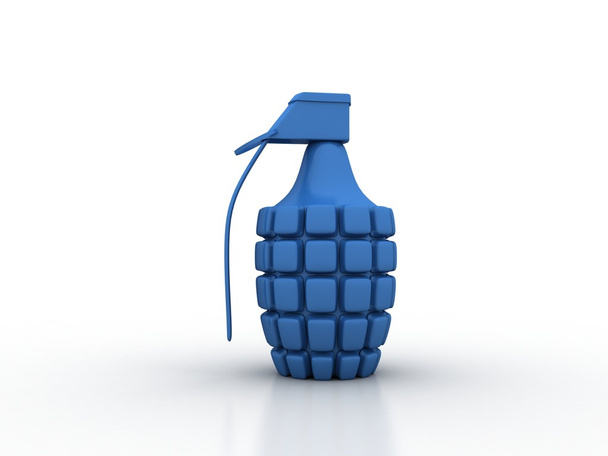 Mavi el bombası - Fotoğraf, Görsel