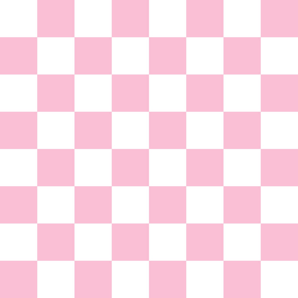 Šachovnice 8 na8. Růžové a bílé barvy šachovnice. Šachovnice, textura šachovnice. Vzorec čtverců. Pozadí. Opakovatelná textura. - Fotografie, Obrázek