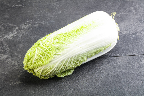Raw fresh ripe Chinese cabbage for cooking - Fotografie, Obrázek