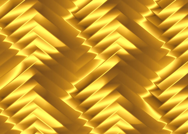 Golden Abstract  decorative paper texture  background  for  artwork  - Illustration - Фото, изображение