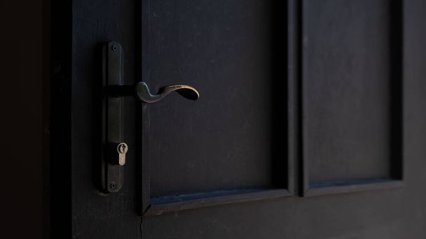 door handle background, close up - Photo, Image