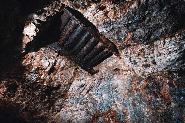 Stunning visitor mine Finstergrund Underground near Wieden in the southern Black Forest - Fotó, kép