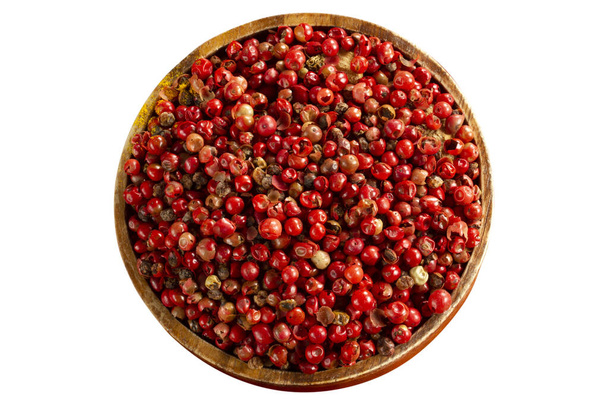 sementes de pimenta vermelha em chapa de madeira
 - Foto, Imagem