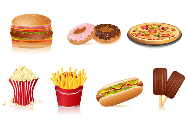 Fast Food - Vector, Image