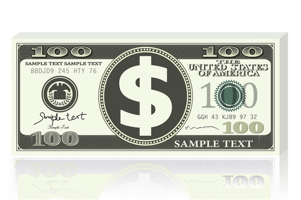 Доллар США
 - Вектор,изображение