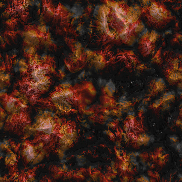 Puddle of gore blood guts and toxic waste 3D illustration seamless tile texture - Photo, Image