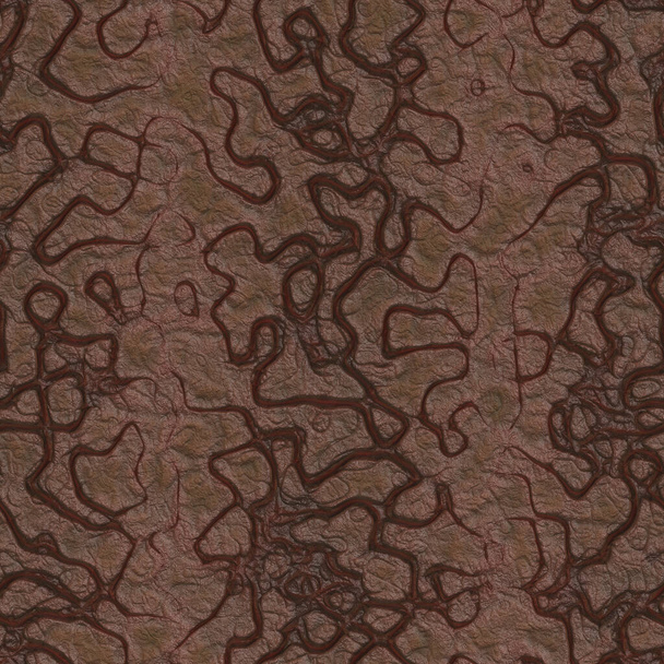 Creeping tendril veins 3D illustration seamless texture - Photo, Image
