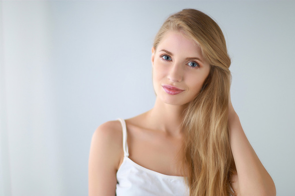 Portrait of young beautiful girl with. Make up. - Foto, Bild