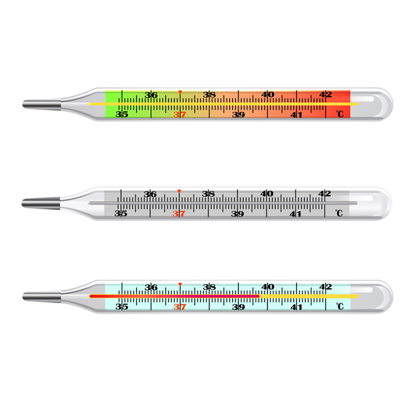 Thermometer - Vektor, kép
