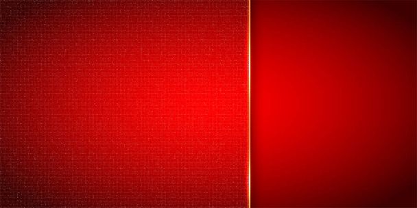 抽象的な光沢のある赤い背景と優しいドットのテクスチャとテキストの場所-ベクトル図 - ベクター画像
