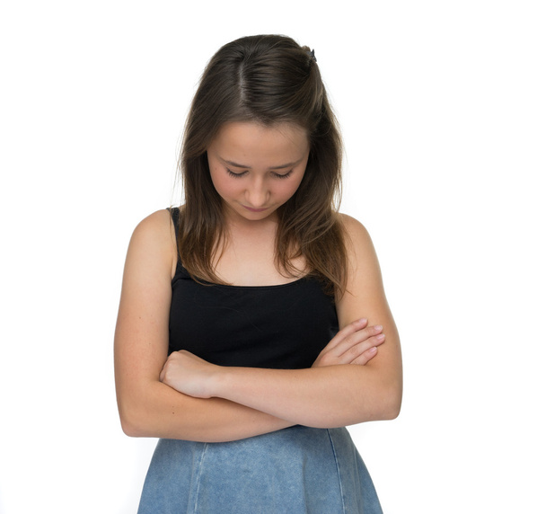 Sad depressed young girl - Foto, Imagem